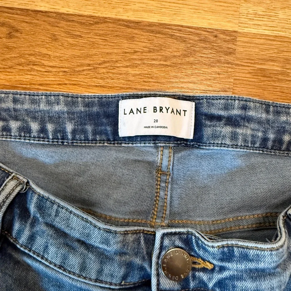 Lane Bryant Plus Size Women's Jeans 20 Signature Fit Mid Rise Straight Leg Denim